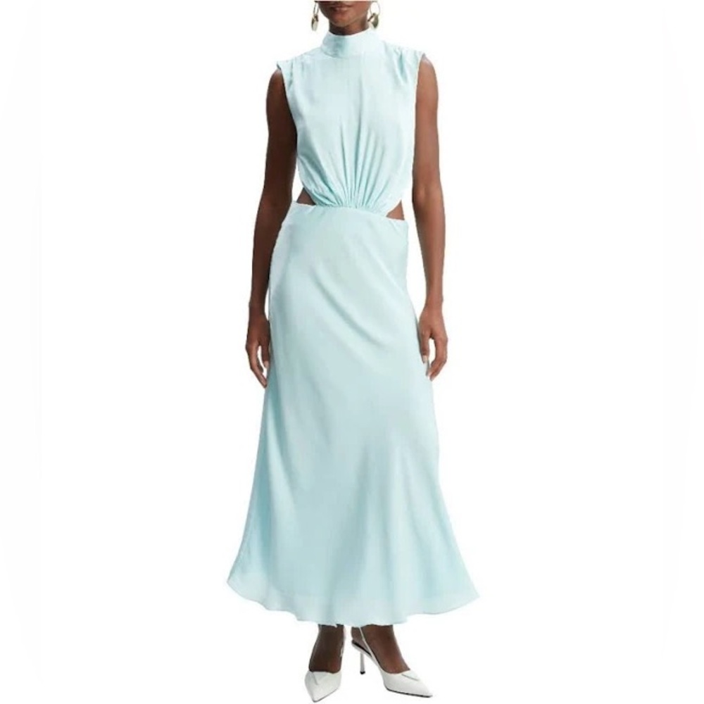 NWT Bardot Delphine High Neck Maxi Dress Size 12